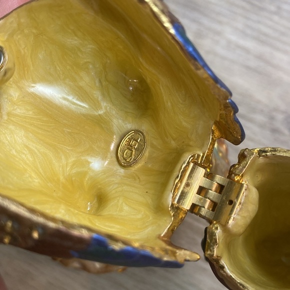 Ciel Enamel Rooster Trinket‎ Box - Picture 7 of 10